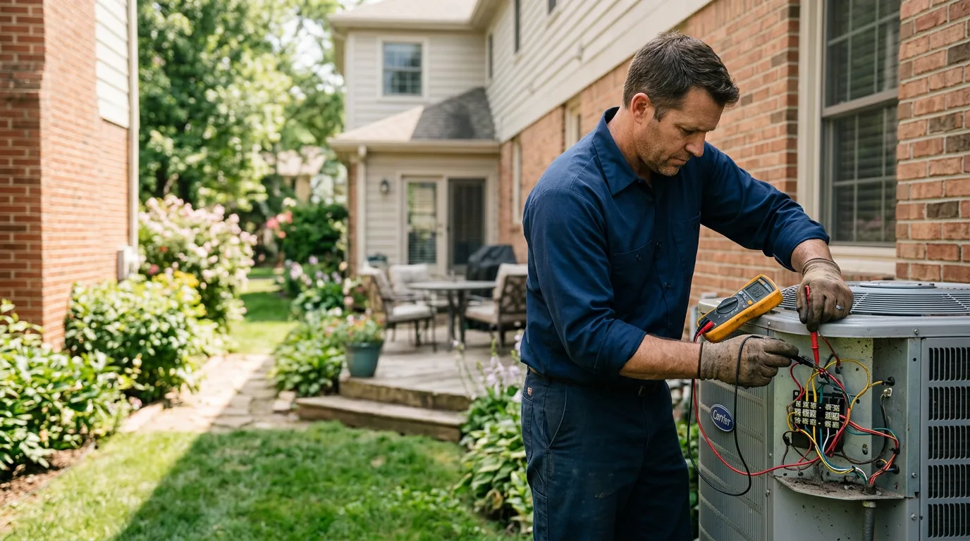 HVAC technician working near Crivitz, WI